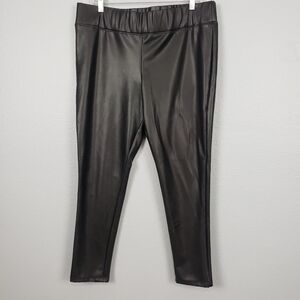 MIXIT Faux Leather Leggings Black Sz XL Grunge Vegan Witchy